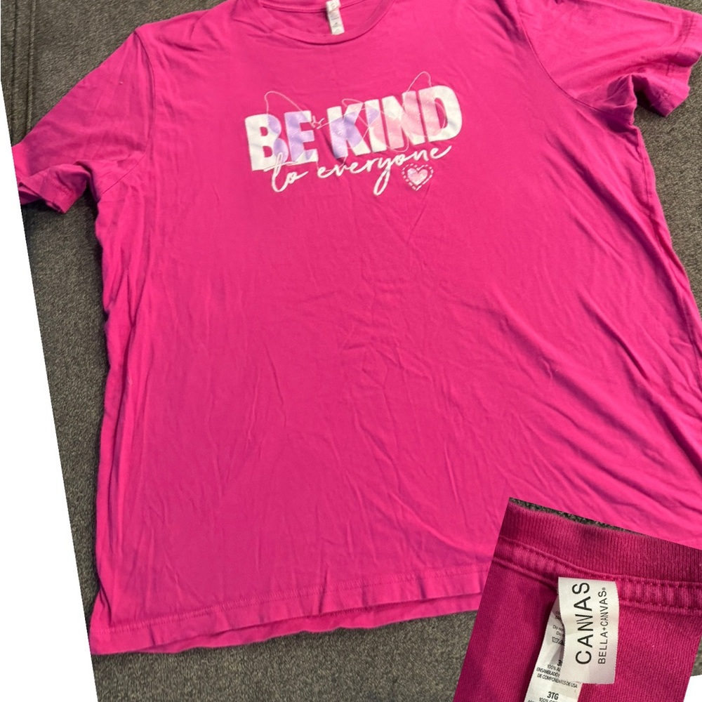 Bella Canvas Women's Pink Short Sleeve Tee